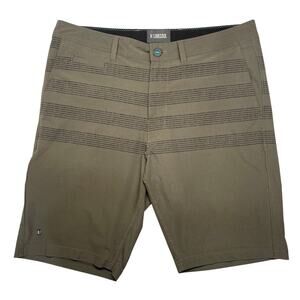 Linksoul Men’s Boardwalker Flat Front Golf Hiking Travel Shorts Size 34